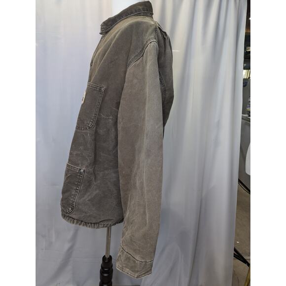 Vintage Carhartt‎ CO2CHT Blanket Lined Dark Brown Chore Jacket Coat Size 2XL - Picture 5 of 14